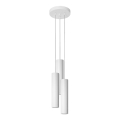 Hanglamp aan een koord LAGOS 3xGU10/10W/230V wit