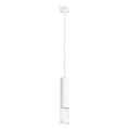 Hanglamp aan een koord LAMI 1xGU10/10W/230V wit