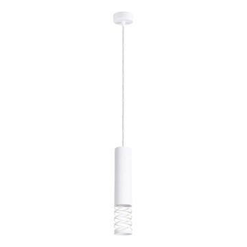 Hanglamp aan een koord LAMI 1xGU10/10W/230V wit