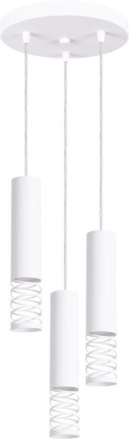 Hanglamp aan een koord LAMI 3xGU10/10W/230V wit