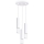 Hanglamp aan een koord LAMI 3xGU10/10W/230V wit