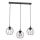 Hanglamp aan een koord LAPS 3xE27/15W/230W zwart