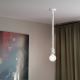 Hanglamp aan een koord LEONARDO ROPE 1xE27/10W/230V wit