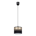 Hanglamp aan een koord LIMA 1xE27/60W/230V gouden/zwart