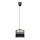 Hanglamp aan een koord LIMA 1xE27/60W/230V gouden/zwart