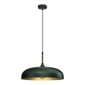 Hanglamp aan een koord LINCOLN 1xE27/60W/230V d. 45 cm groen