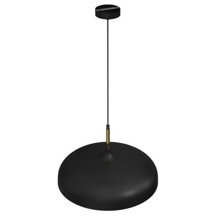 Hanglamp aan een koord LINCOLN 1xE27/60W/230V d. 45 cm zwart