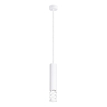 Hanglamp aan een koord LIRO 1xGU10/10W/230V wit