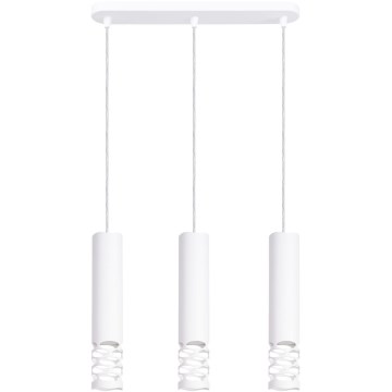 Hanglamp aan een koord LIRO 3xGU10/10W/230V wit