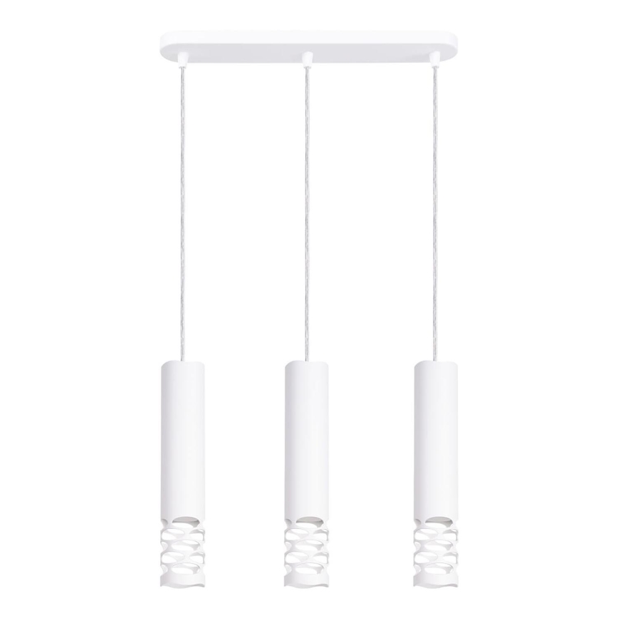 Hanglamp aan een koord LIRO 3xGU10/10W/230V wit
