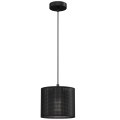 Hanglamp aan een koord LOFT SHADE 1xE27/60W/230V diameter 18 cm zwart