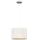 Hanglamp aan een koord LOFT SHADE 1xE27/60W/230V diameter 25 cm wit/gouden