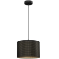 Hanglamp aan een koord LOFT SHADE 1xE27/60W/230V diameter 25 cm zwart/gouden