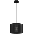 Hanglamp aan een koord LOFT SHADE 1xE27/60W/230V diameter 25 cm zwart