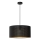 Hanglamp aan een koord LOFT SHADE 1xE27/60W/230V diameter 40 cm zwart/gouden