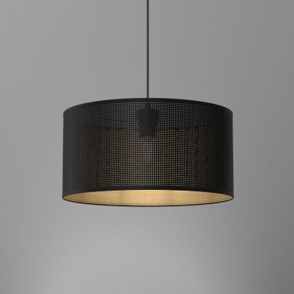 Hanglamp aan een koord LOFT SHADE 1xE27/60W/230V diameter 40 cm zwart/gouden