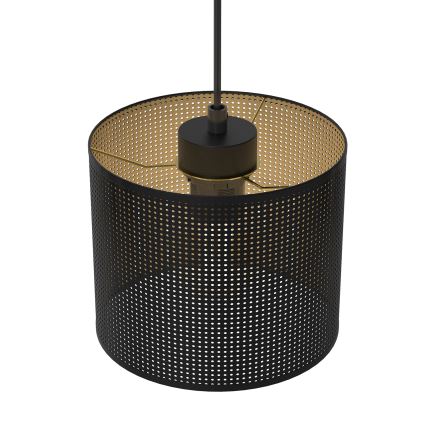Hanglamp aan een koord LOFT SHADE 5xE27/60W/230V zwart/gouden
