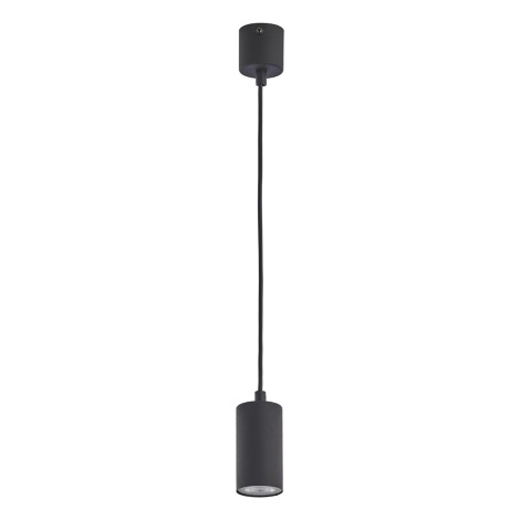 Hanglamp aan een koord LOGAN BLACK 1xGU10/10W/230V