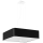 Hanglamp aan een koord LOKKO 5x E27 / 60W / 230V 55 cm zwart