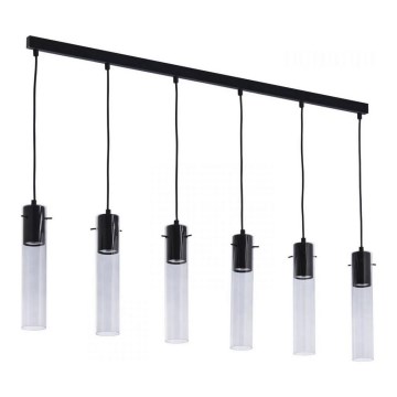 Hanglamp aan een koord LOOK GRAPHITE 6xGU10/10W/230V