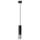 Hanglamp aan een koord LOOPEZ 1xGU10/10W/230V zwart/chroom