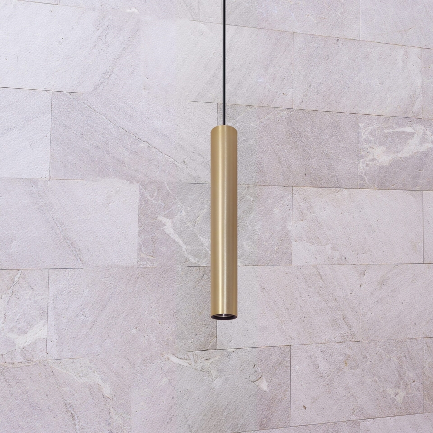 Hanglamp aan een koord LUNGOMARE 1xGU10/10W/230V goud