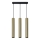 Hanglamp aan een koord LUNGOMARE 3xGU10/10W/230V goud