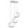 Hanglamp aan een koord MALAG 3xE27/60W/230V wit