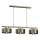Hanglamp aan een koord MARTI 3xE27/15W/230V messing/goud