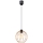Hanglamp aan een koord MATT 1xE27/60W/230V zwart/koper