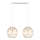 Hanglamp aan een koord MATT 2xE27/60W/230V wit/koper