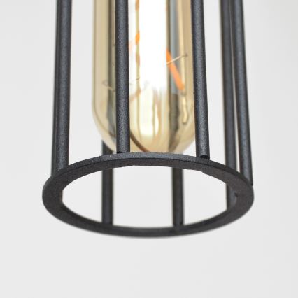 Hanglamp aan een koord MELODY 2xE27/15W/230V zwart
