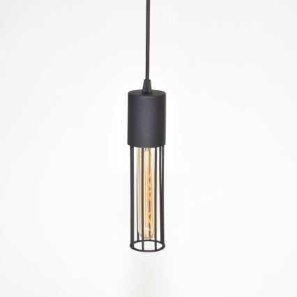 Hanglamp aan een koord MELODY 2xE27/15W/230V zwart