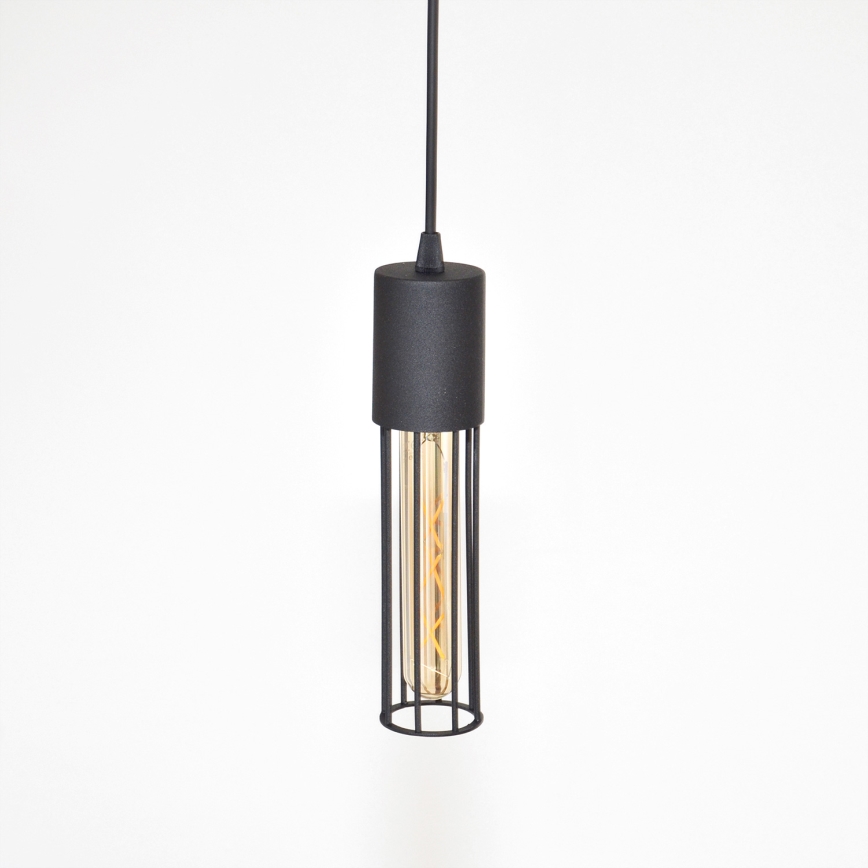 Hanglamp aan een koord MELODY 2xE27/15W/230V zwart