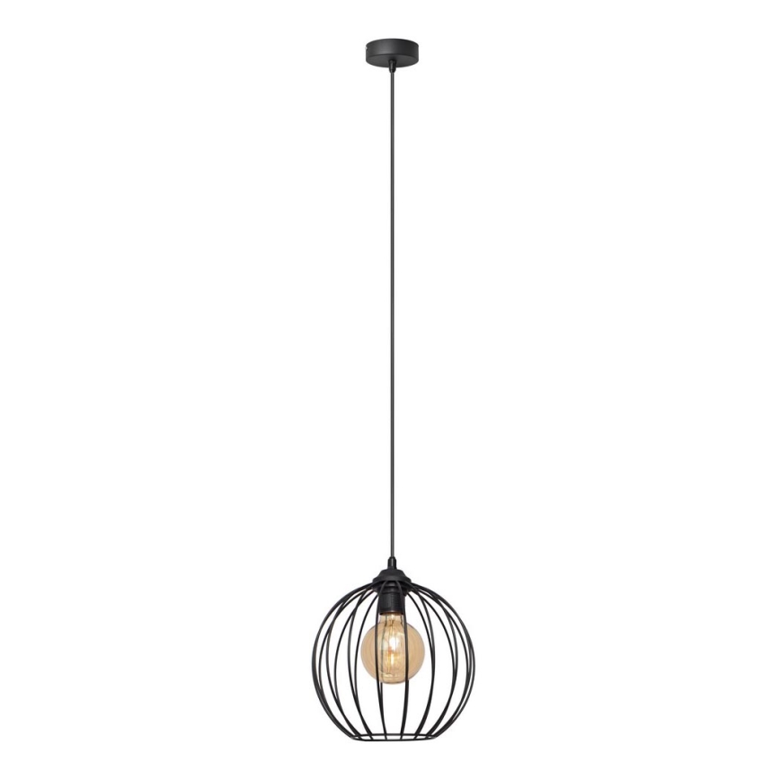 Hanglamp aan een koord MERCURE 1xE27/15W/230V diameter 24 cm zwart