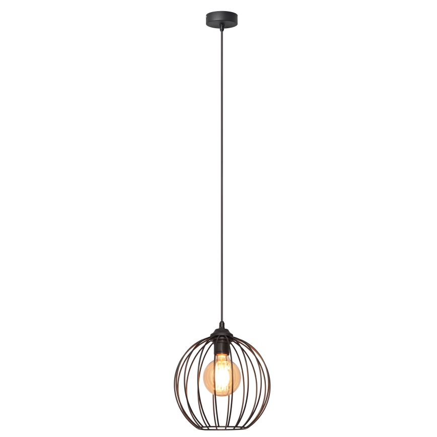 Hanglamp aan een koord MERCURE 1xE27/15W/230V diameter 24 cm zwart