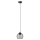 Hanglamp aan een koord MERCURE 1xE27/60W/230V diameter 16 cm zwart