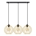 Hanglamp aan een koord MERCURE 3xE27/15W/230V goud/zwart