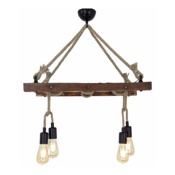 Hanglamp aan een koord MERDIVEN 4xE27/40W/230V