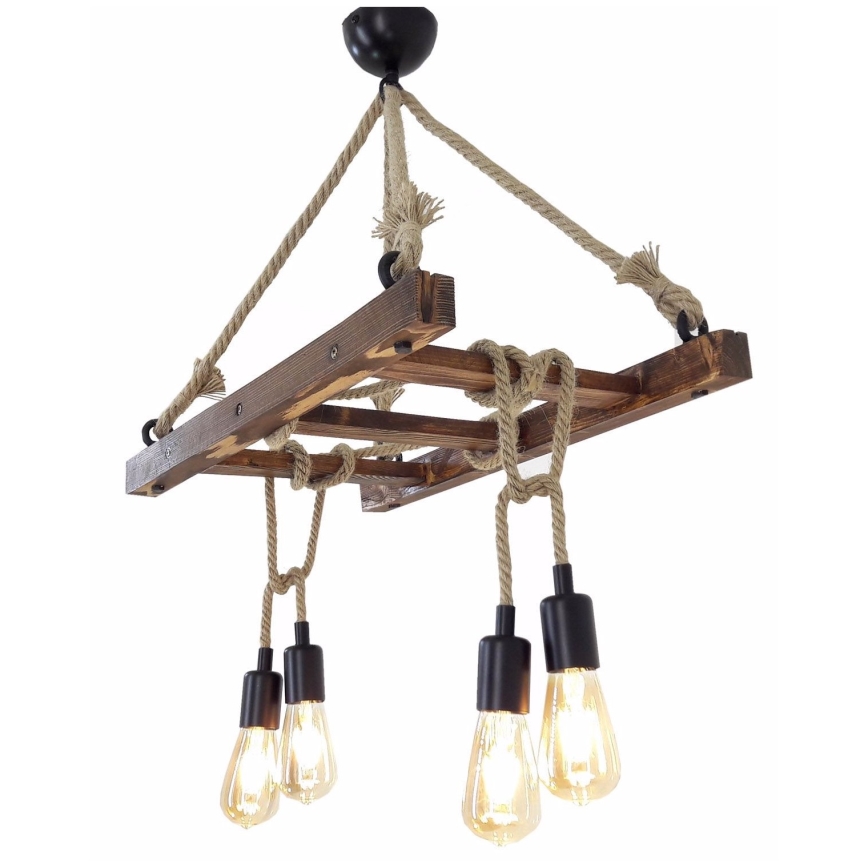 Hanglamp aan een koord MERDIVEN 4xE27/40W/230V
