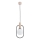 Hanglamp aan een koord MIKI 1xE14/10W/230V zwart/beige