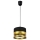 Hanglamp aan een koord MILO 1xE27/60W/230V goud/zwart