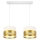 Hanglamp aan een koord MILO 2xE27/60W/230V goud