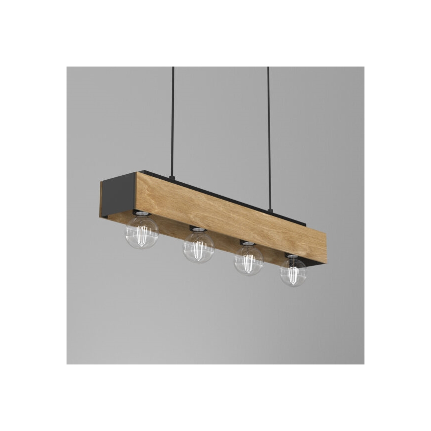 Hanglamp aan een koord MILUZA 4xE27/15W/230V