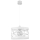Hanglamp aan een koord MODUL FREZ 1xE27/60W/230V d. 30 cm wit
