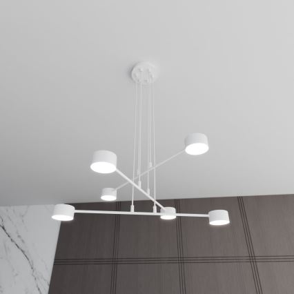 Hanglamp aan een koord MODUS 6xGX53/10W/230V wit
