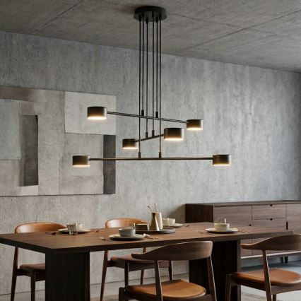 Hanglamp aan een koord MODUS 6xGX53/10W/230V zwart