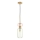 Hanglamp aan een koord MOLLY 1xE14/40W/230V diameter 12 cm goud/groen/roze