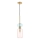 Hanglamp aan een koord MOLLY 1xE14/40W/230V diameter 12 cm goud/roze/blauw