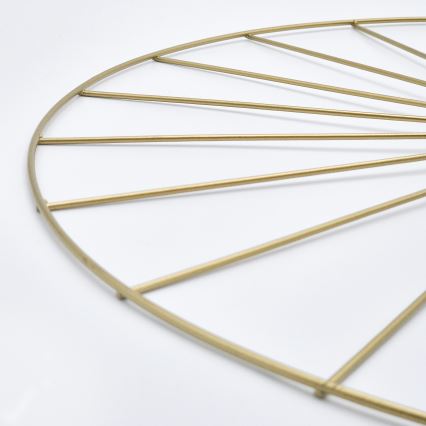 Hanglamp aan een koord MONTANA 1xE27/15W/230V diameter 45 cm goud/zwart